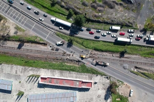 Cierres en la Toluca-Atlacomulco por trabajos en las vías del tren
