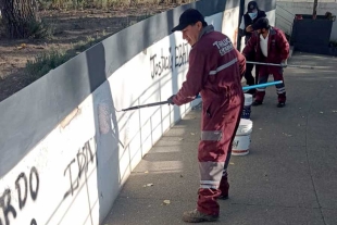 Las cuadrillas de servidores públicos realizaron estas acciones