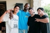 Del fútbol a la duela: Giménez y Álvarez se relajan con Jimmy Butler