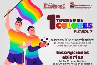 Las inscripciones están abiertas del 2 al 13 de septiembre en el anexo del Palacio Municipal