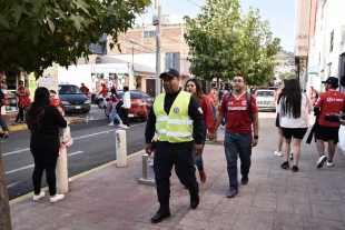 A partir de las 17:00 horas se realizarán cortes de circulación hasta la conclusión del partido de futbol en las inmediaciones del Estadio Nemesio Diez.