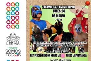 El evento contará con una segunda lucha protagonizada por Pequeño Marino y Kenmar