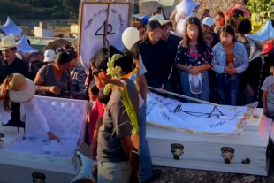 Con globos blancos, flores y música de banda, Dalila fue despedida entre muestras de dolor e indignación