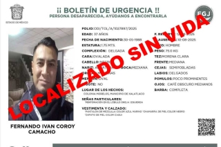 Encuentran sin vida a Fernando Iván en Xalatlaco tras cinco días de búsqueda