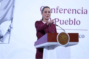 Claudia Sheinbaum Pardo, presidenta de México, se deslindó de Juan Pablo Penilla Rodríguez