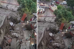 Las lluvias recientes habrían debilitado el talud, favoreciendo el colapso