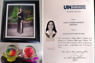 Graduación póstuma: claman justicia para Lesly