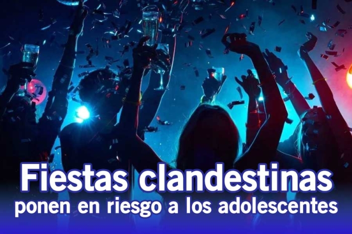 Ricardo Moreno explicó que estas fiestas son organizadas a través de redes sociales
