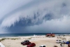 Sorprende “nube cinturón” en Playa Miramar