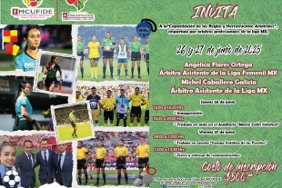 Este evento representa una valiosa oportunidad para el desarrollo profesional de los árbitros del municipio y de la región