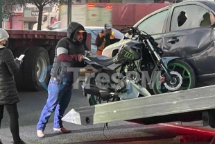 La circulación estuvo a vuelta de rueda  desde la zona de hospitales en dirección a la carretera Toluca-Palmillas