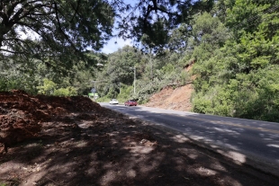 Los trabajos continúan en el tramo más complicado de esta carretera el cual es el km 40