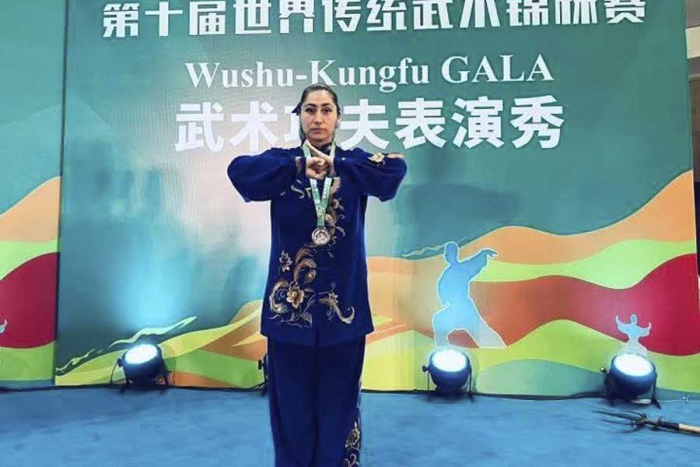 Elizabeth García Martínez se colgó una medalla de plata en Taichi Chen y otra en Taiji Jian