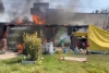 Incendio consume vivienda en San Cristóbal Huichochitlán