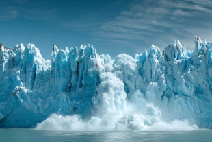 También se aceleró el retroceso de los glaciares debido al aumento de la temperatura media global