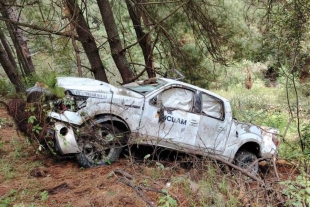 El hombre, de aproximadamente 29 años, fue trasladado a un hospital de la ciudad de Zitácuaro, Michoacán