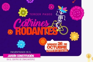 La premiación a la mejor Catrina y Catrín se llevará a cabo a las 19:00 horas