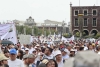 Paralizan calles de Toluca sindicato de trabajadores del sector salud