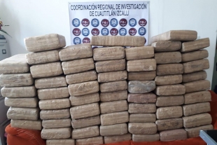 Asegura FGJEM y SEDENA más de 250 kilogramos de marihuana en Tepotzotlán