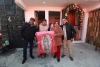 Con música y flores festejan a la Virgen de Guadalupe, en la Central de Abasto de Toluca