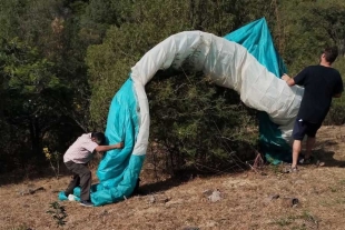 Elementos de emergencia fueron alertados de inmediato acudiendo al lugar