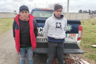Presuntos ladrones son detenidos en Zinacantepec