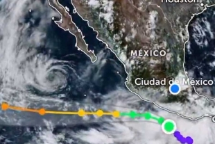 Las autoridades exhortan a la población a extremar precauciones por el viento y el oleaje elevado y atender las recomendaciones emitidas por el Sistema Nacional de Protección Civil.