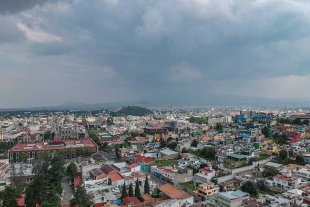 Toluca bajo las nubes