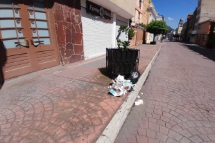 Los colonos comentan, que no solo es la problemática de dejar la basura en la calle, si no que han llegado manadas de perros a la calle 