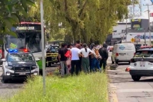 Elementos de Seguridad Pública municipal detuvieron al chofer de la unidad, identificado con el número económico 1123