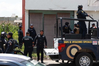 Movilización policiaca por presunto robo en Capultitlán