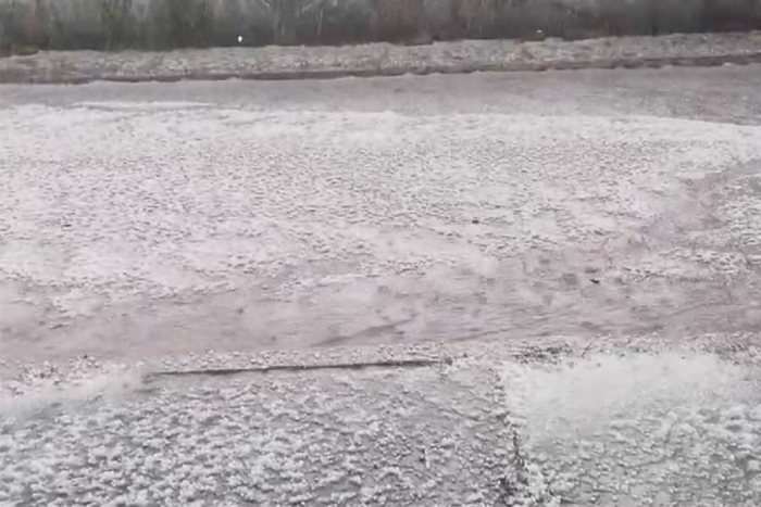 Sorprende granizada a habitantes de Lerma