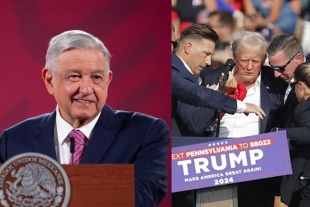 López Obrador destacó que fue el primer mandatario del mundo en manifestarse contra el ataque hacia Trump