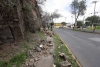 Continúa desprendimiento  de piedras del Cerro la Teresona en Toluca