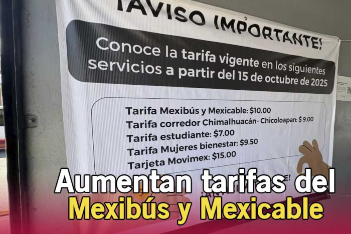 Según la Gaceta de Gobierno, el aumento busca equilibrar los costos operativos derivados del alza en combustibles