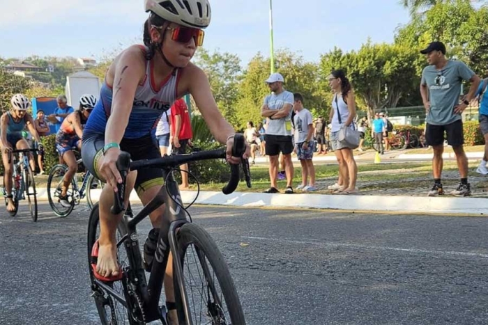 La misma Andrea Romina volvió a subir al podio al obtener el bronce en su categoría individual