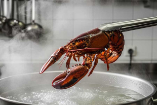 Organizaciones a favor de los animales indican que con tan sólo aturir a ejemplares utilizando una pistola eléctrica o enfriarlos antes de cocinarlos es “más humano”