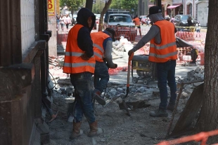 El edil adelantó que, una vez concluidas las obras en el primer cuadro de la ciudad, se trabajará en la zona norte