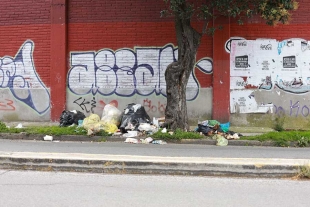 Calles llenas de basura