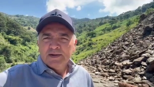 El presidente municipal, Rigoberto López Rivera, informó que este punto atraviesa una falla geológica