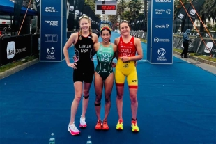 La Federación Mexicana de Triatlón celebró en redes sociales el triunfo de Tapia