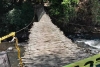 Caen peregrinos de puente colgante en Malinalco; siete heridos