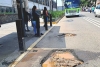 Ciudadanos inconformes con el programa de bacheo en Toluca