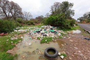 Tiradero zona boscosa de San Felipe del Progreso