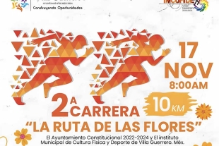 La carrera contará con la presencia del invitado especial el maratonista Dionicio Cerón