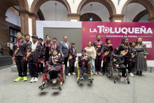 La presidenta de la Asociación de Deportistas con Parálisis Cerebral del Estado de México, Xóchitl Hernández, destacó este espacio para visibilizar los logros de los deportistas