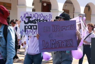 La manifestación concluyó frente al Poder Judicial del Estado de México